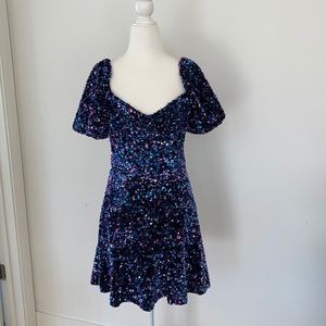 Zara Sequin Party Dress